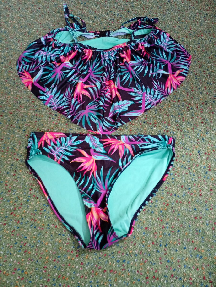 Dívčí plavky Jungle H&M dvoudílné