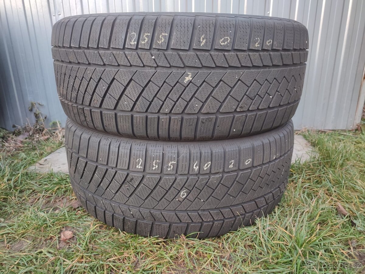 255/40/20 ZIMNÍ CONTINENTAL 2X DOT 4621