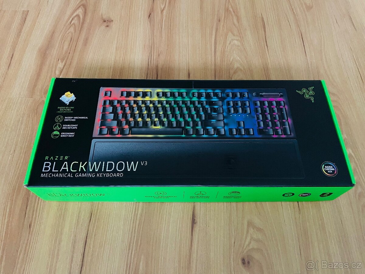 Razer BlackWidow V3 herní klávesnice TOP stav