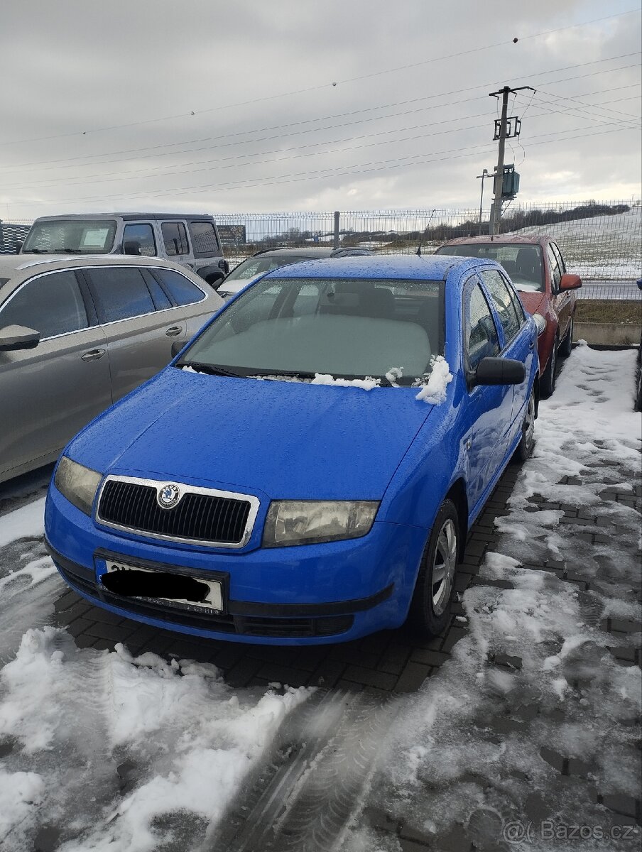 Škoda fabia 12htp 40kw 2003 na opravu