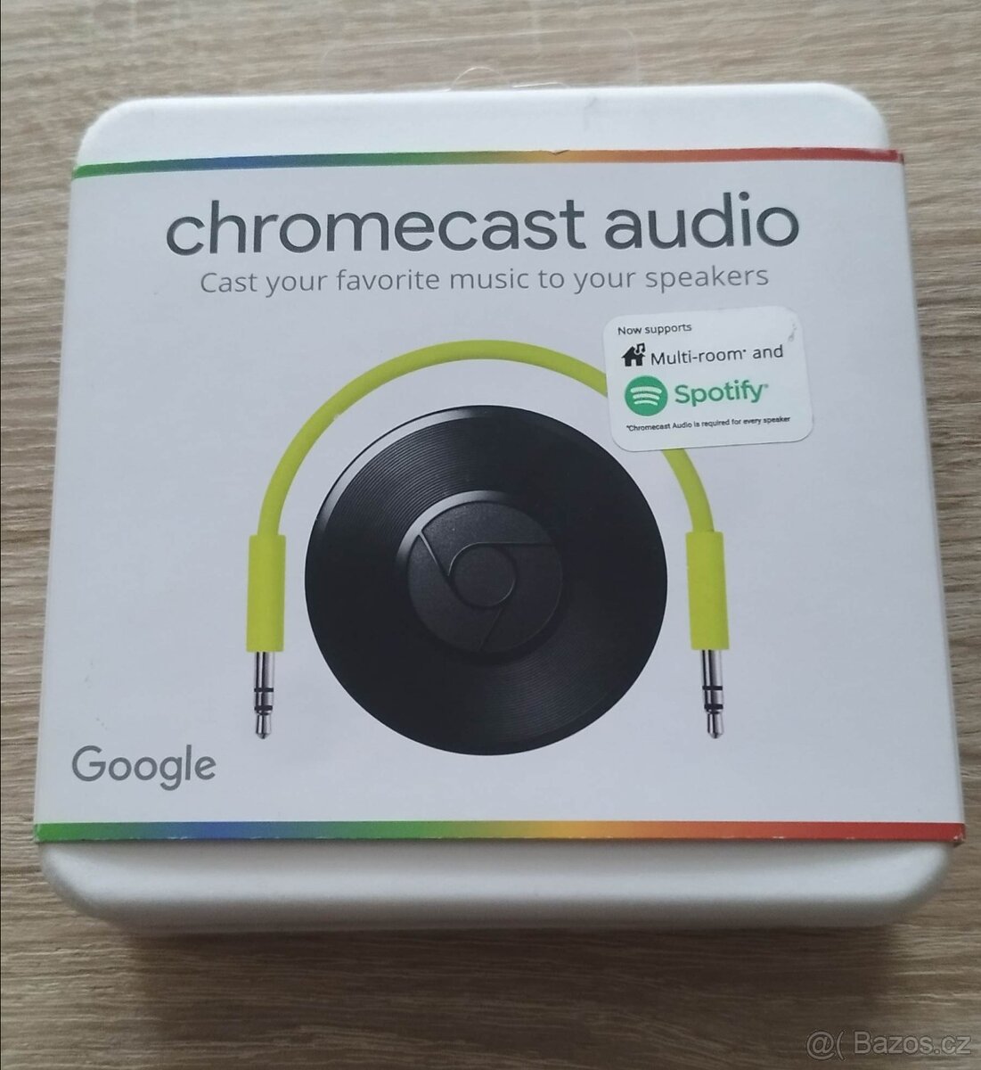 Streamer ChromeCast Audio - kompletní balení