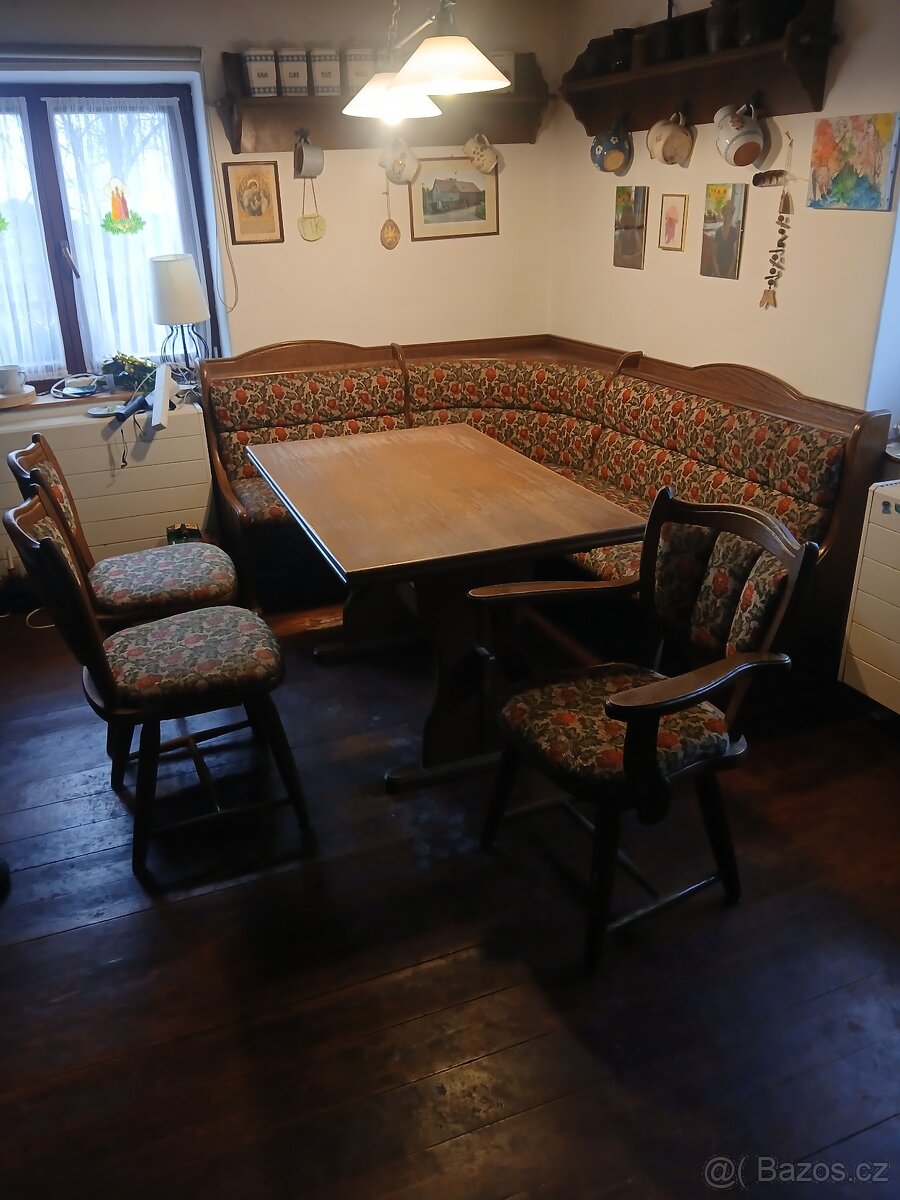 Jídelní kout styl Bavorsko