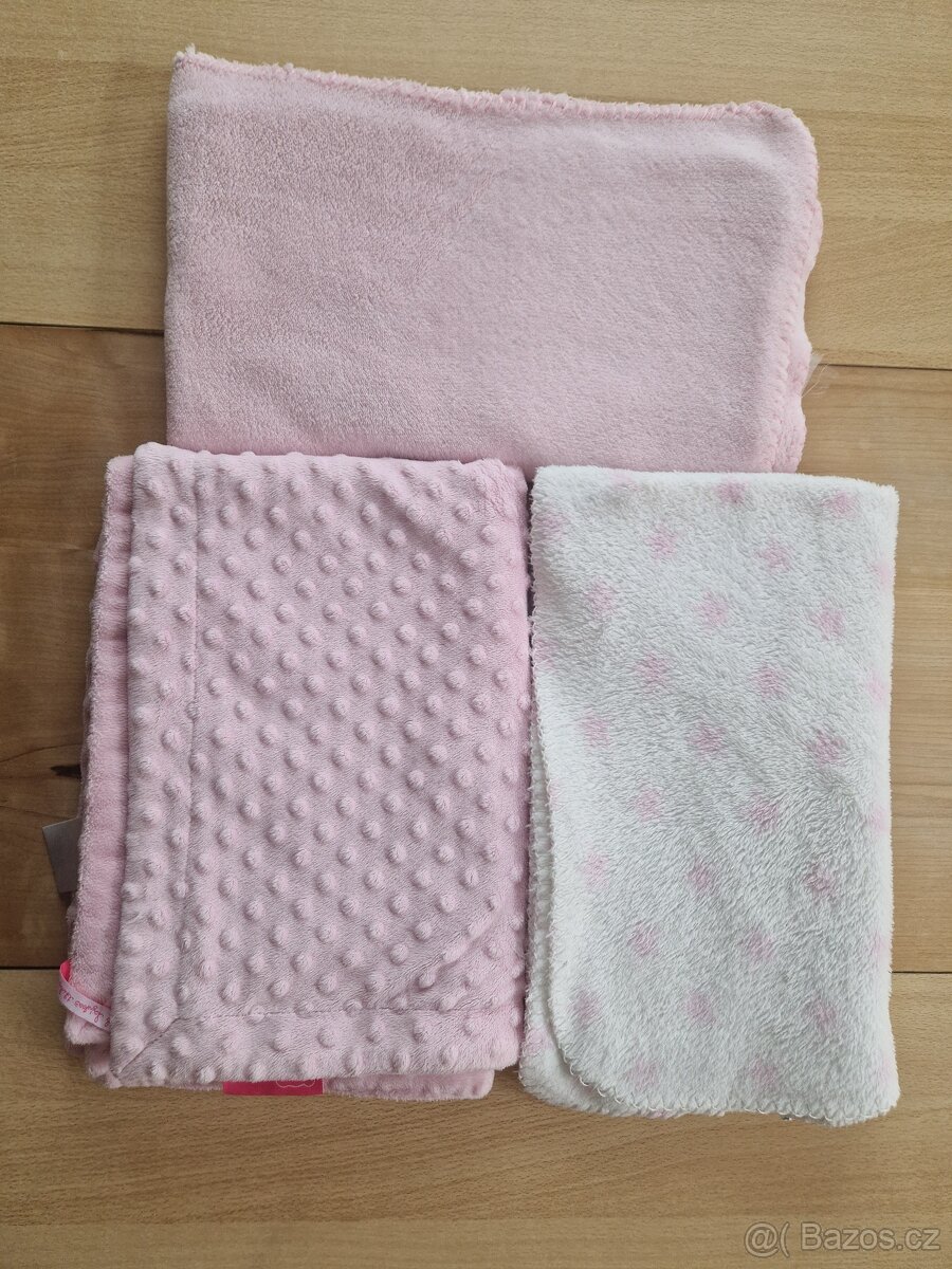 3x kojenecká deka