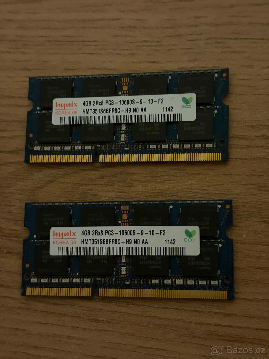 Hynix 2x4GB ramky do notebooku