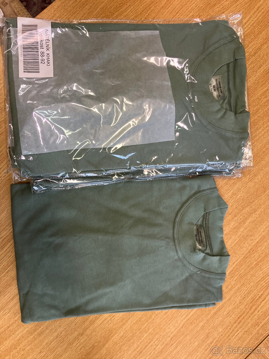 Nátělník khaki ARMY dlouhý rukáv