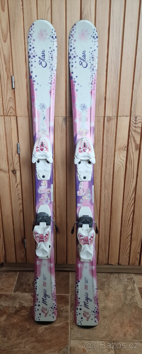 Holčičí lyže Elan délky 110 cm