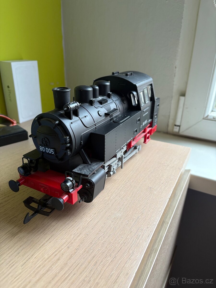 Parní lokomotiva BR 80 PIKO G – zahradní železnice