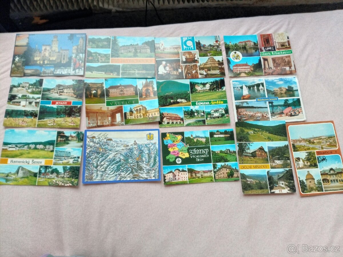 Různé pohlednice