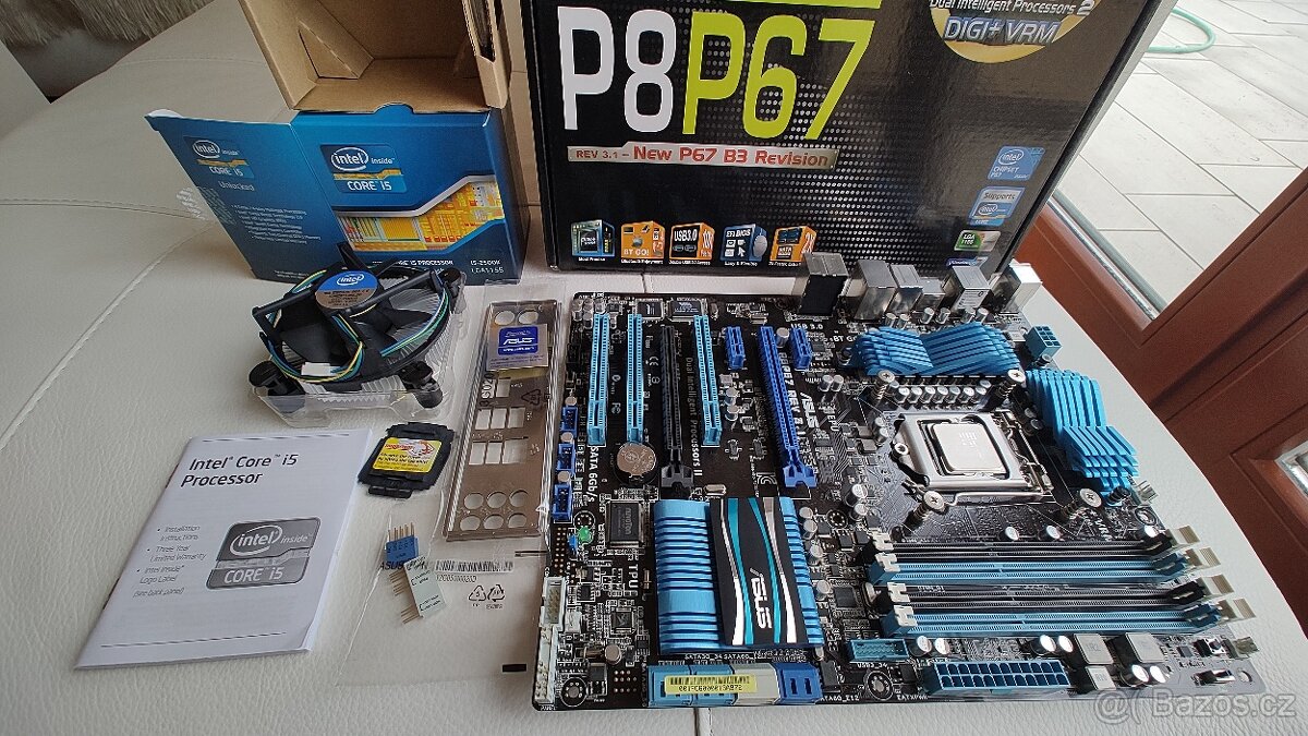 Asus P8P67 + i5 2500K + 24GB RAM + GTX 750Ti
