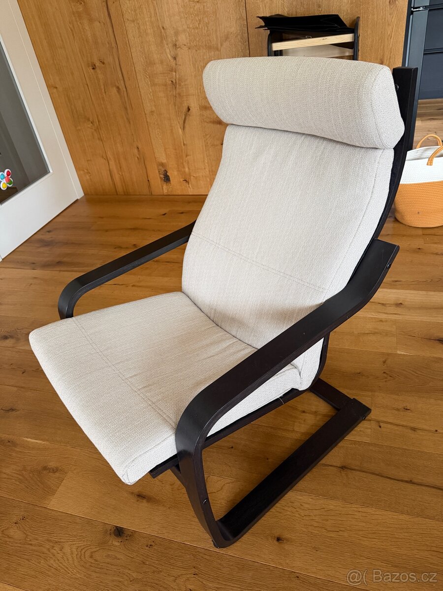 2 houpací křesla - IKEA Poang vč. čalounění
