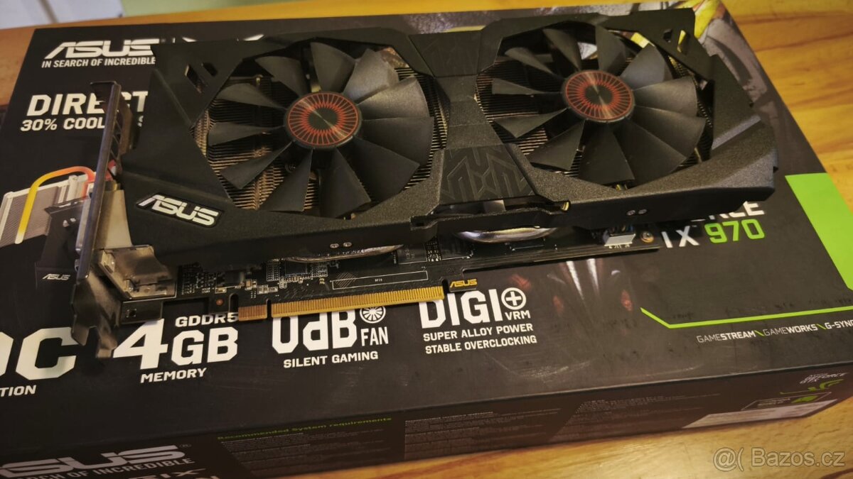 Grafická karta ASUS STRIX GTX970 OC 4GB