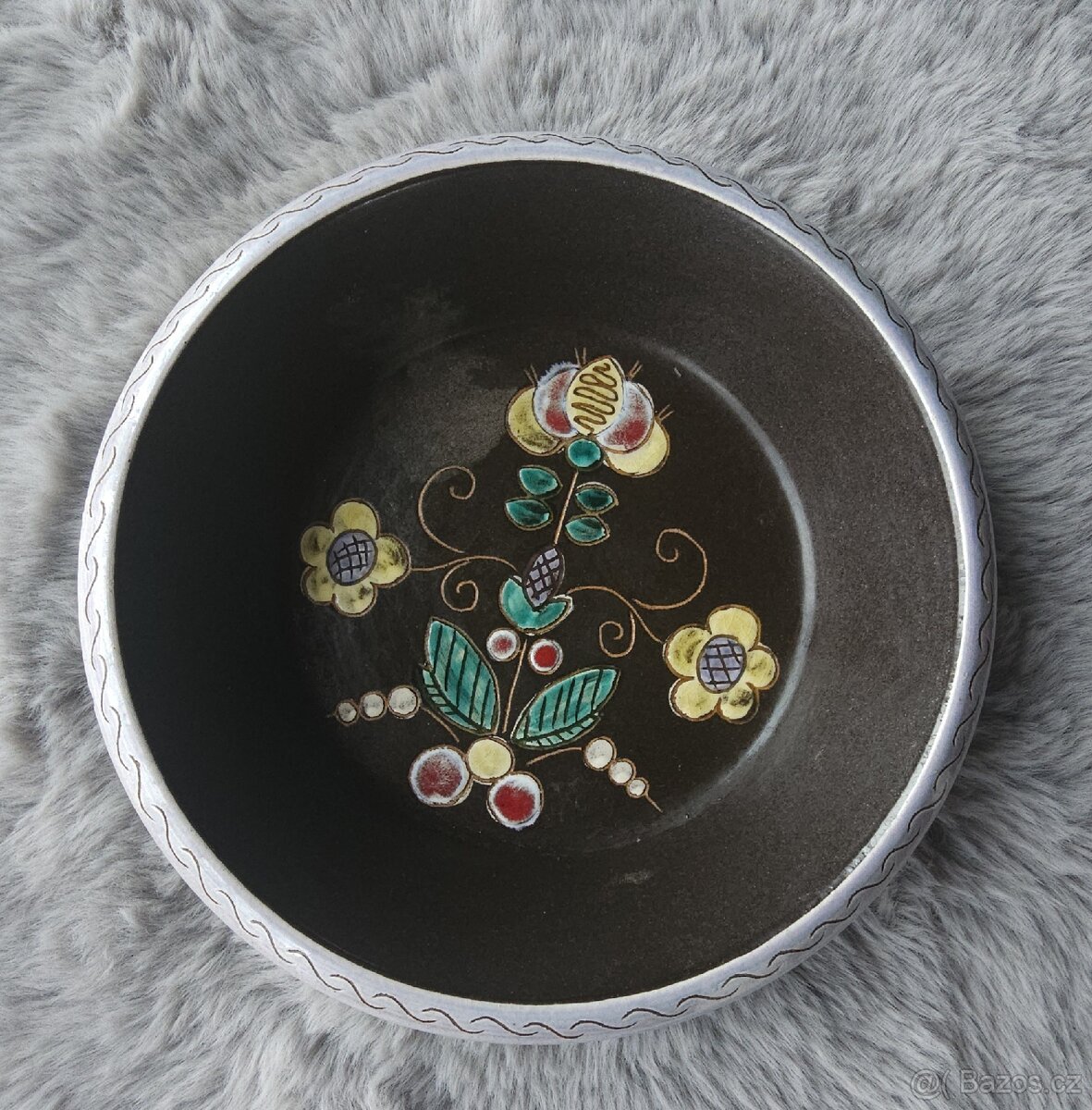 Starožitná keramická mísa – Céramique Suisse