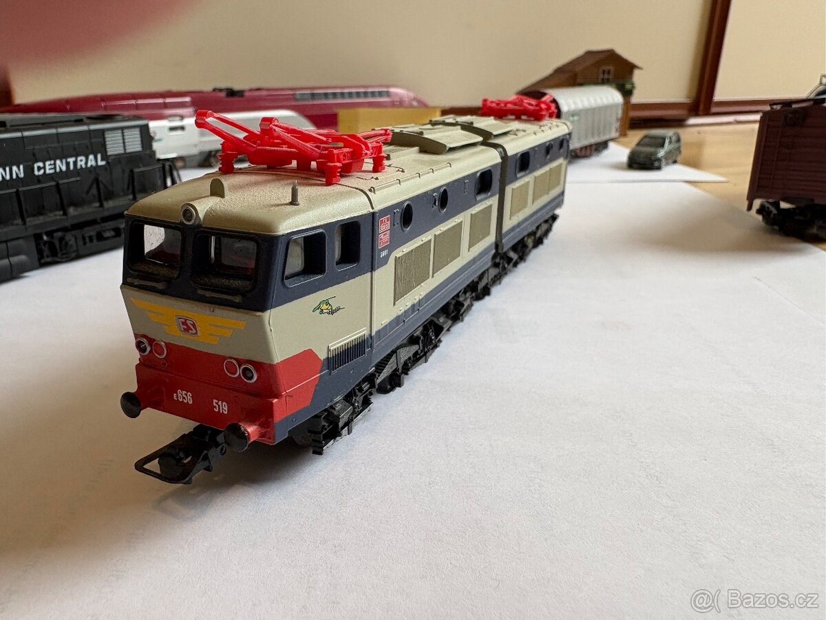 Lokomotíva HO Lima E656. 519 FS “Caimano”