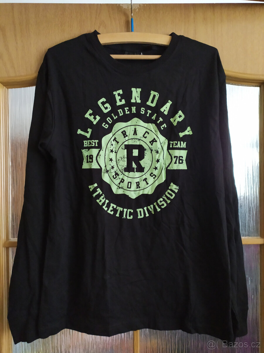 BAVLNĚNÉ TRIKO S DLOUHÝM RUKÁVEM VEL.12/14 LET