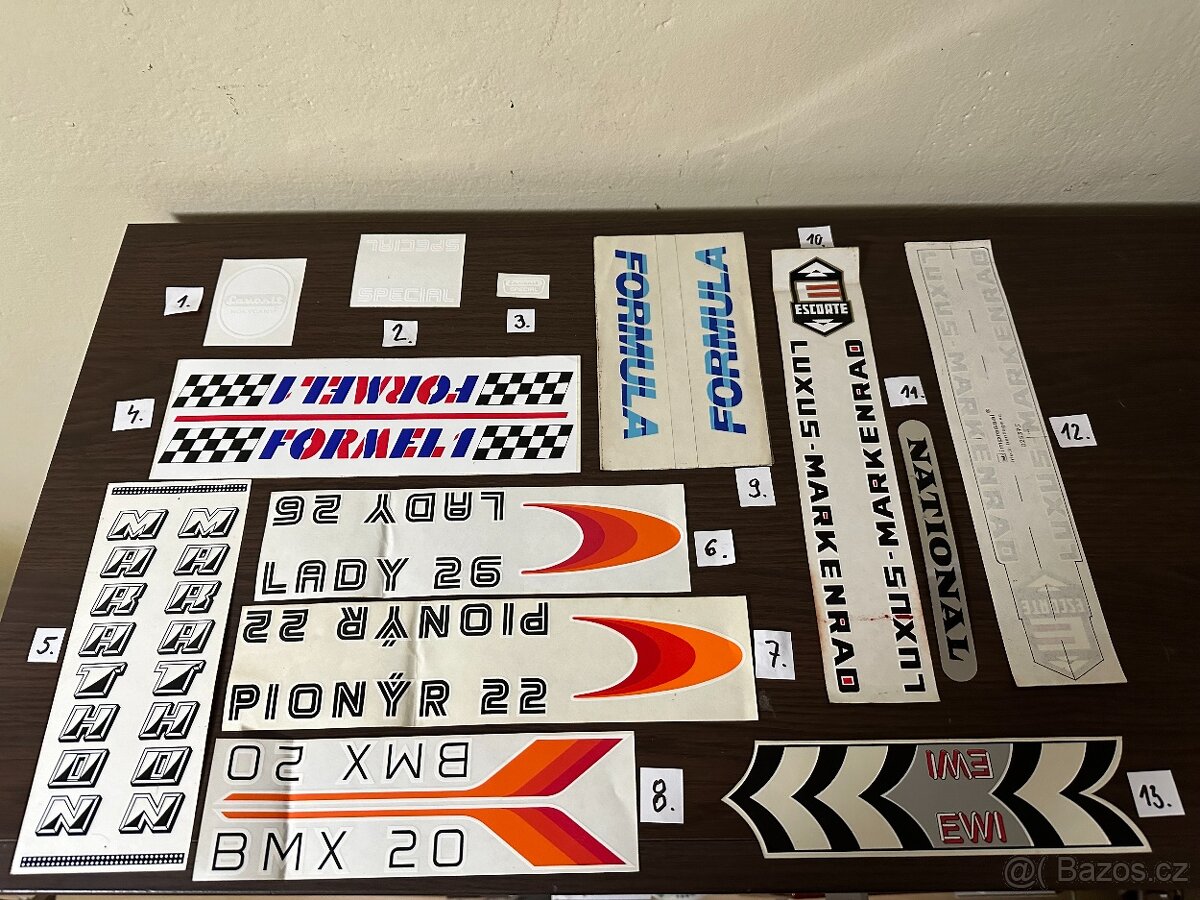 Favorit ESKA samolepky ULOŽENKA povodne