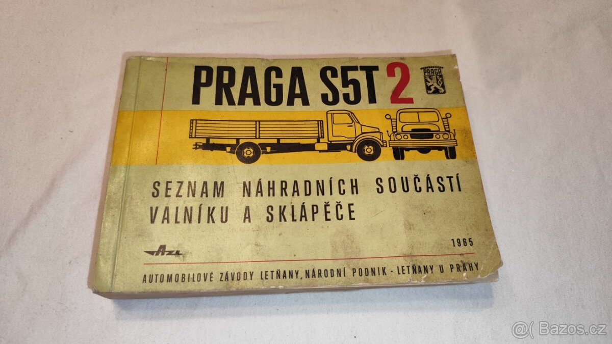 Praga S5T - katalog náhradních dílů