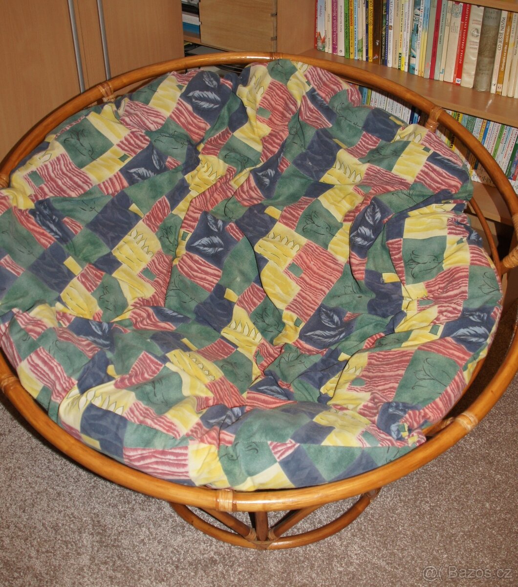 Ratanové křeslo - papasan