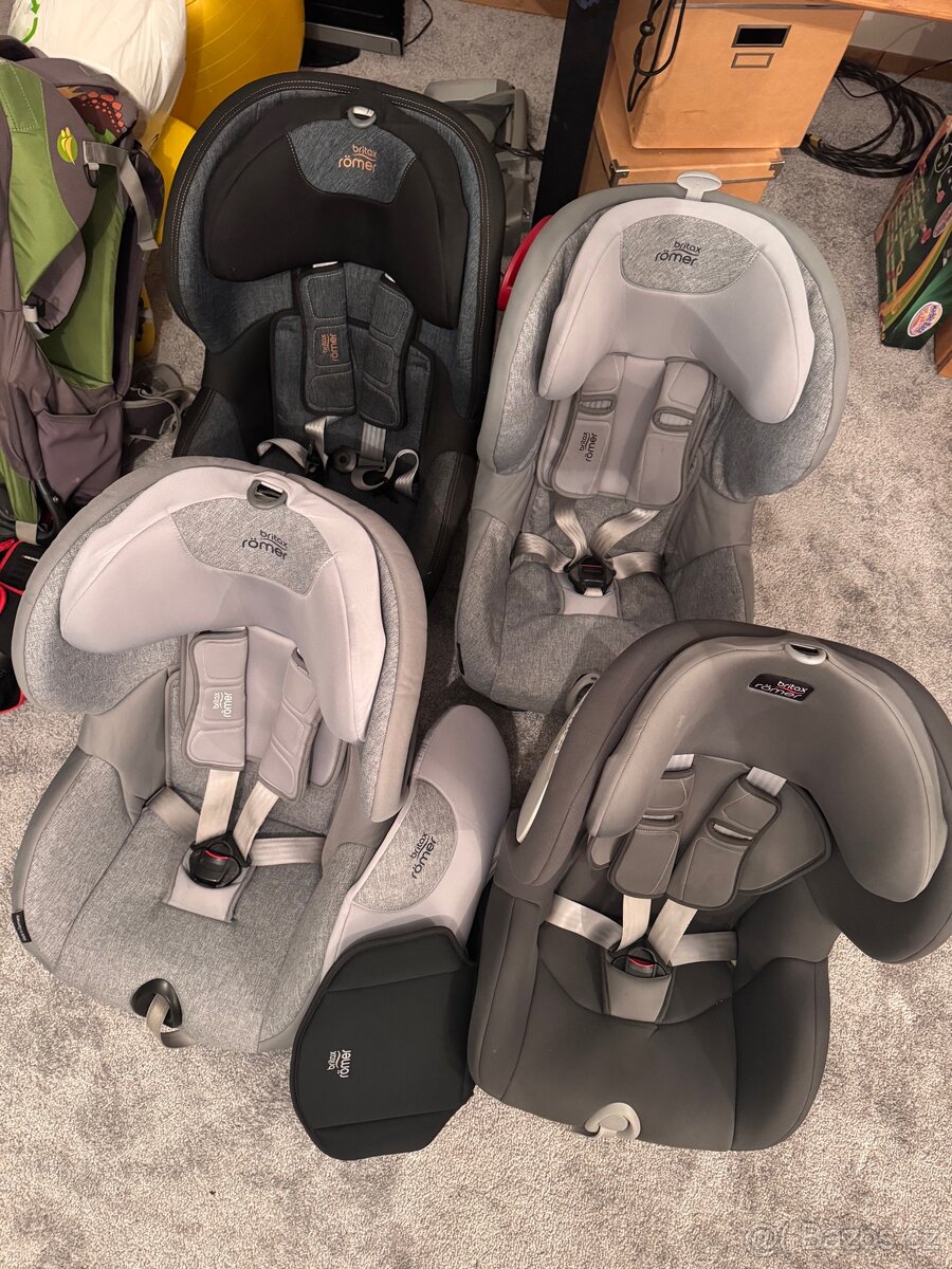 6x Autosedačka 76-105cm, do 22kg, BRITAX RÖMER