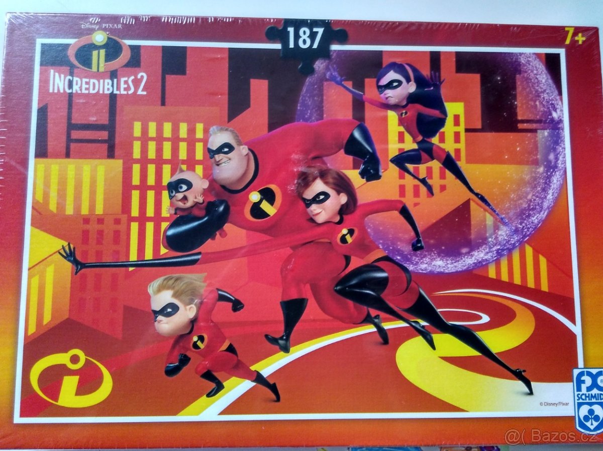 nové dětské puzzle Úžasňákovi 187 dílků, hra