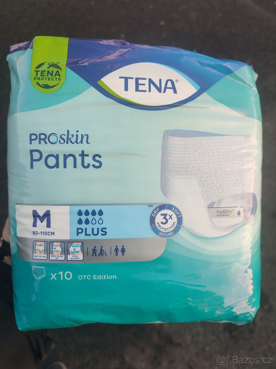 plenkové kalhotky pro dospělé M Tena