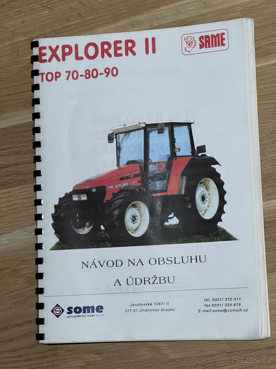 Návod k obsluze a údržbě - Traktor SAME Explorer II
