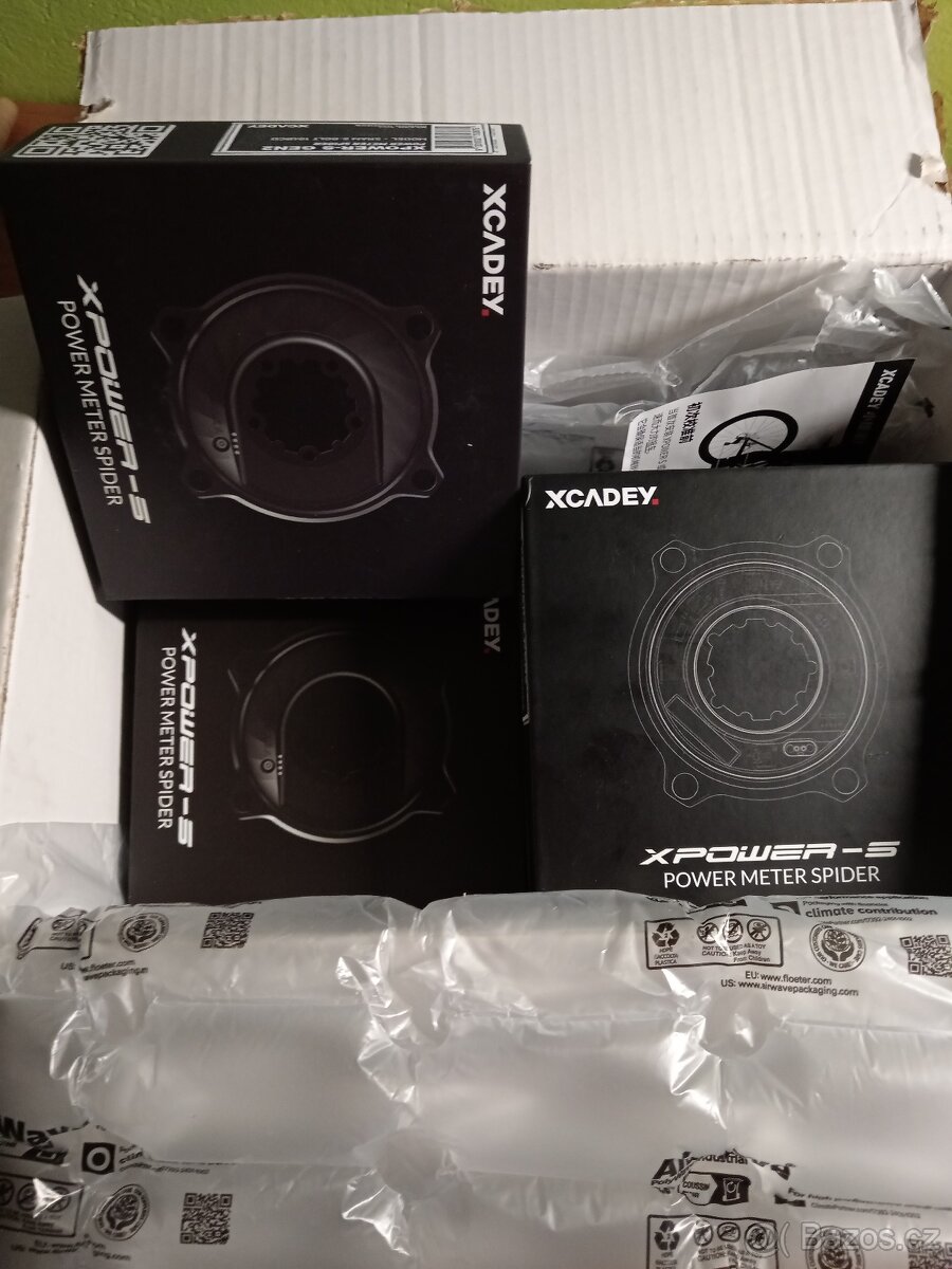 Nové wattmetry pro 104 a 110BCD kliky Sram, 2 roky záruka