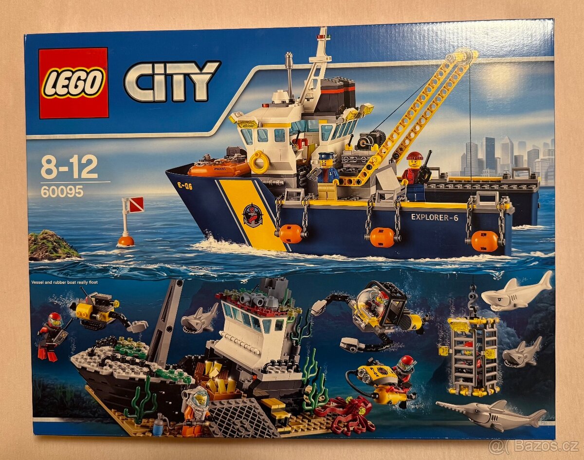 Lego city 60095 - hlubinná průzkumná loď