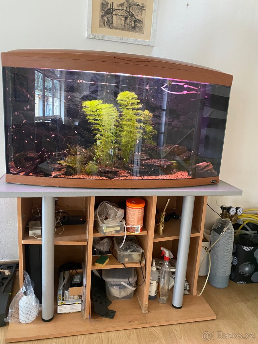 akvarium Ferplast cayman 350L panoramatické