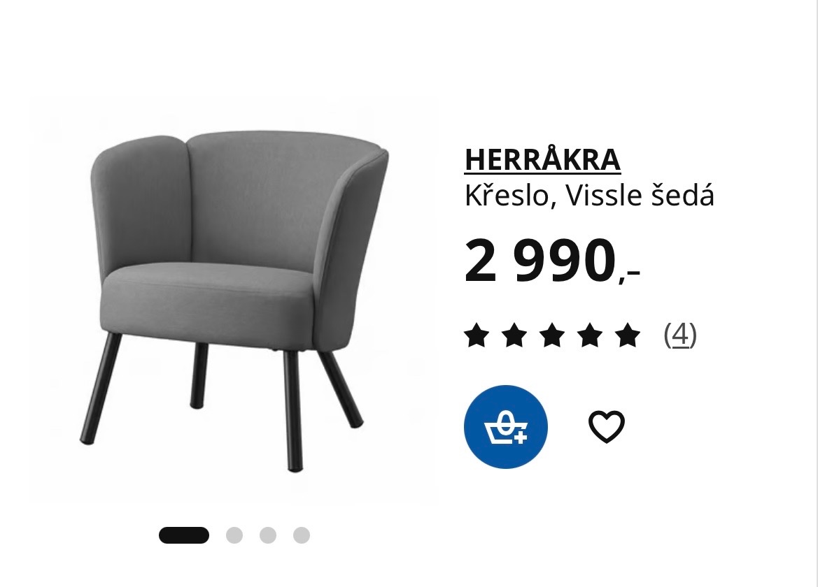 IKEA křesla