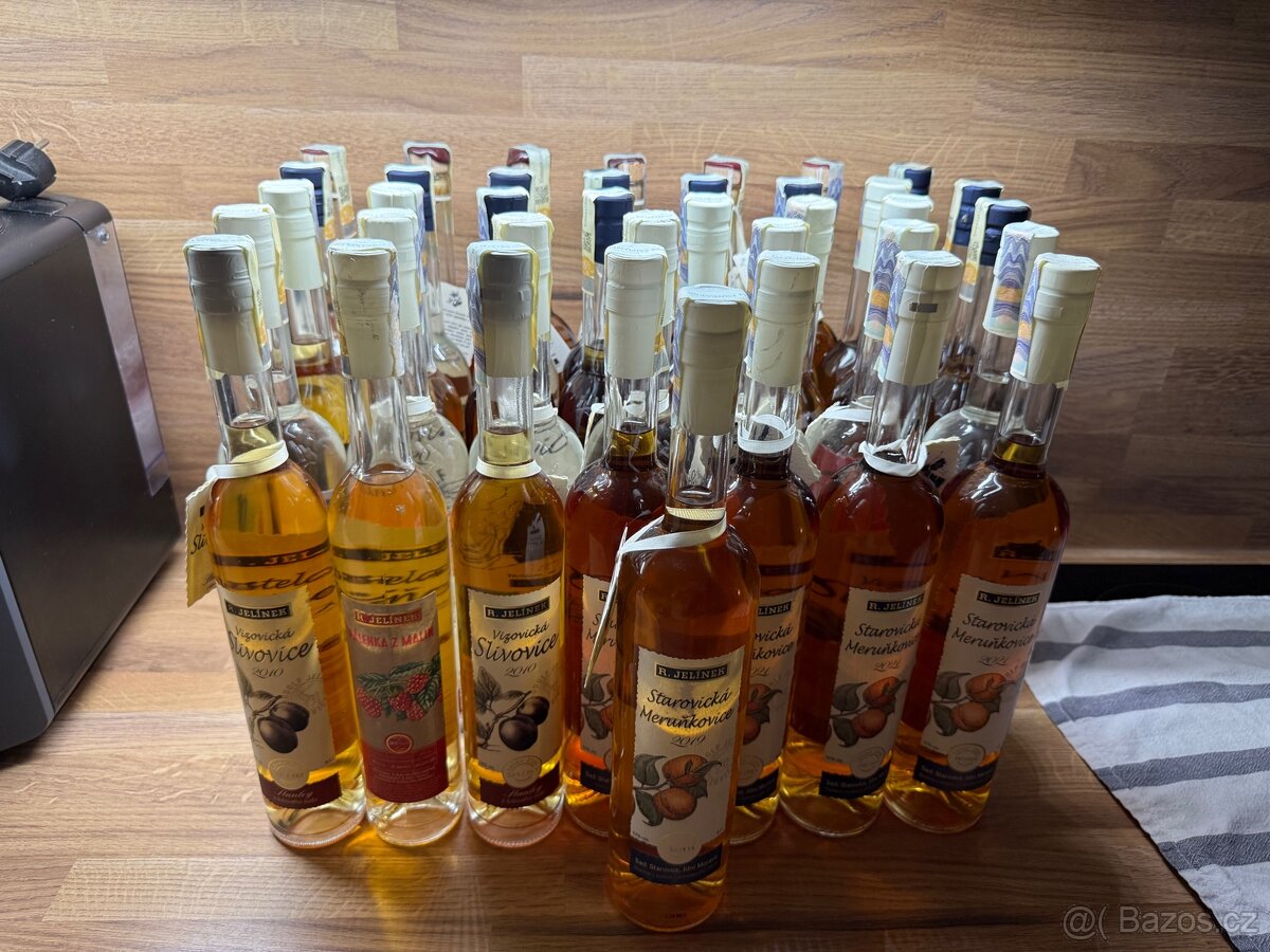 Slivovice Jelínek Goldcock limitovaná edice