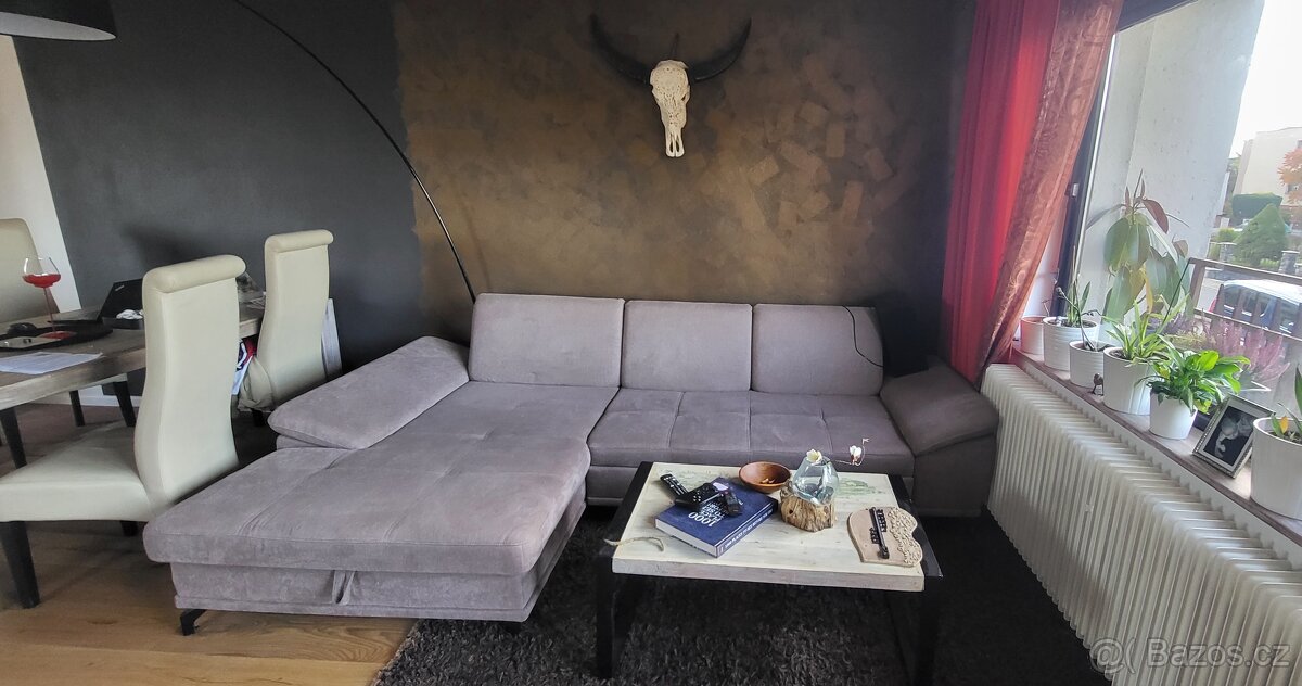 Rozkladaci sedaci souprava levy roh