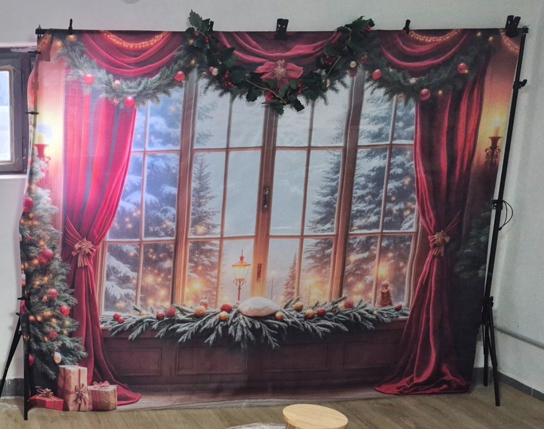 Vánoční fotopozadí