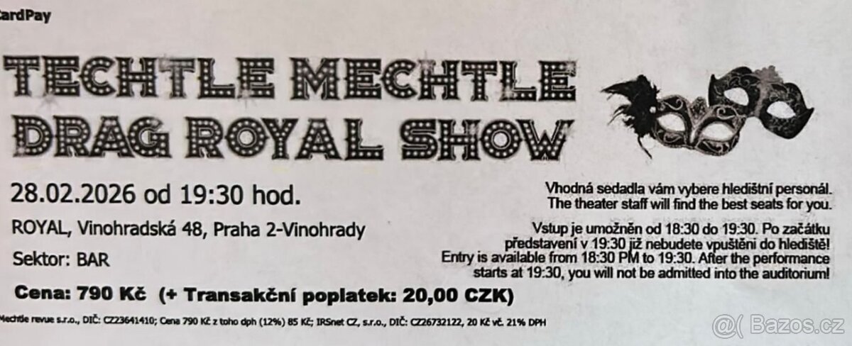 DRAG ROYAL SHOW 28. února 2026