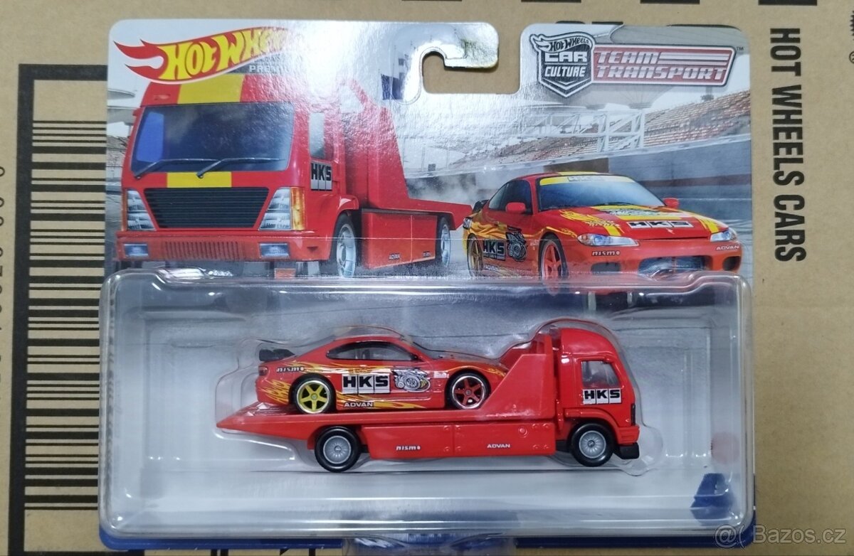Hot Wheels Team Transport Nissan S15 HKS