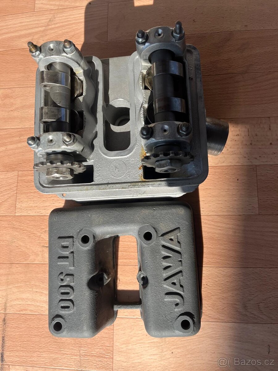 Jawa 500 DOHC komplet hlava