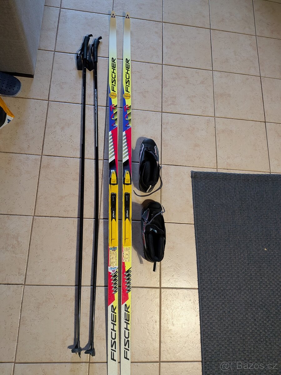 Set běžky Fisher, boty a hůlky - možno i samostatně