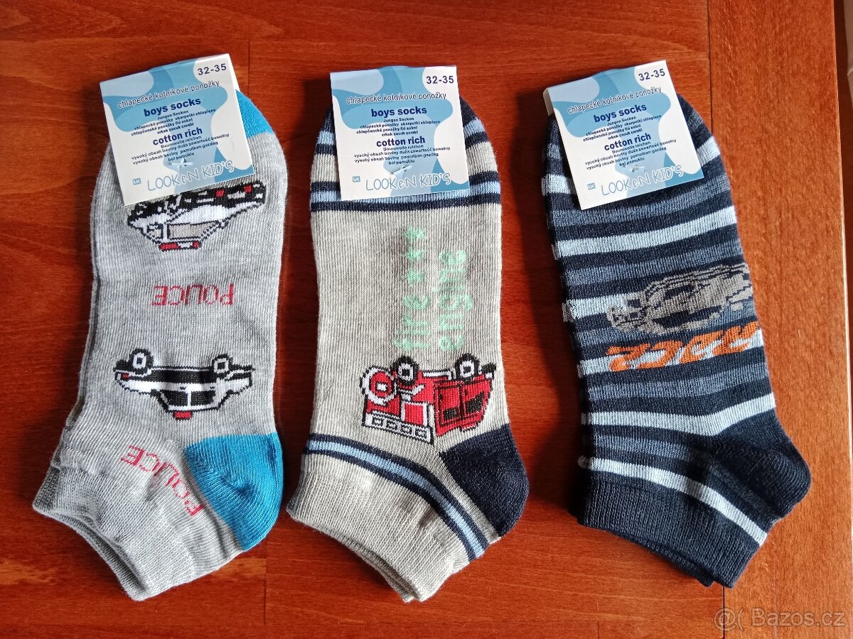 Dětské ponožky vel.32-35 NOVÉ