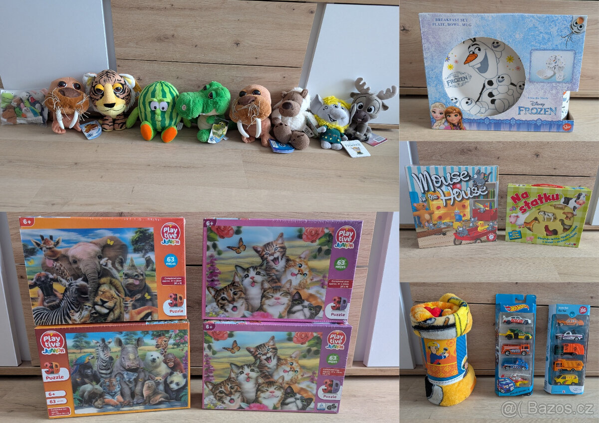 Nové dětské hračky a potřeby