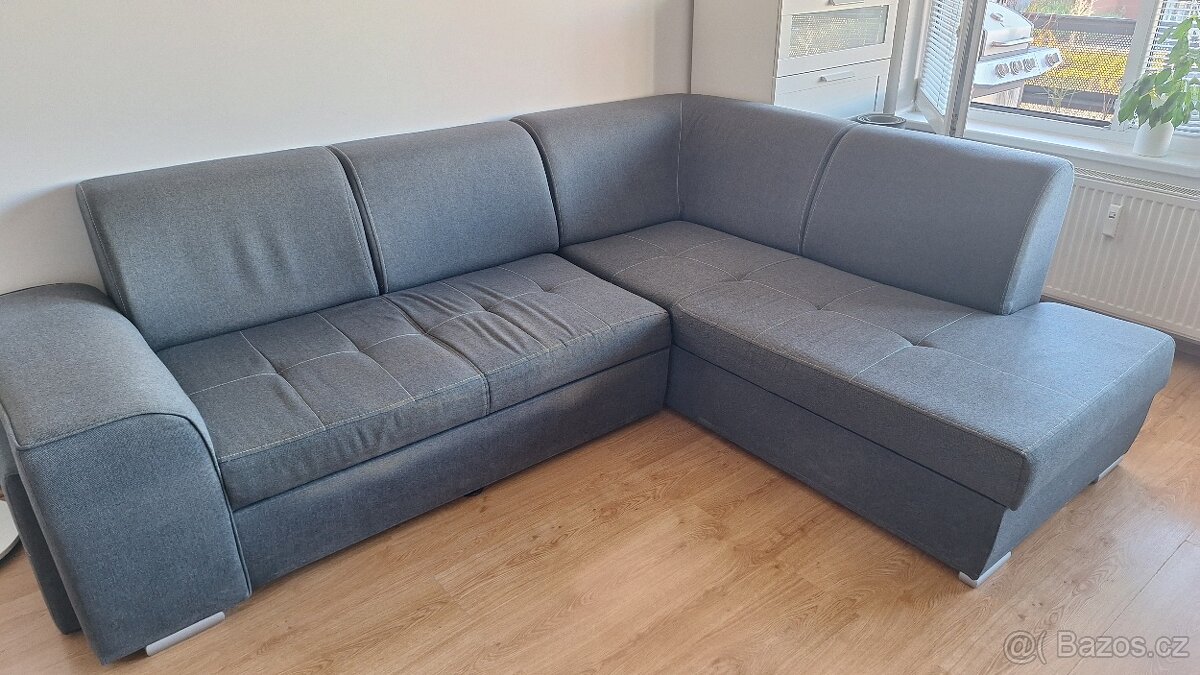 Rozkladaci rohová sedačka