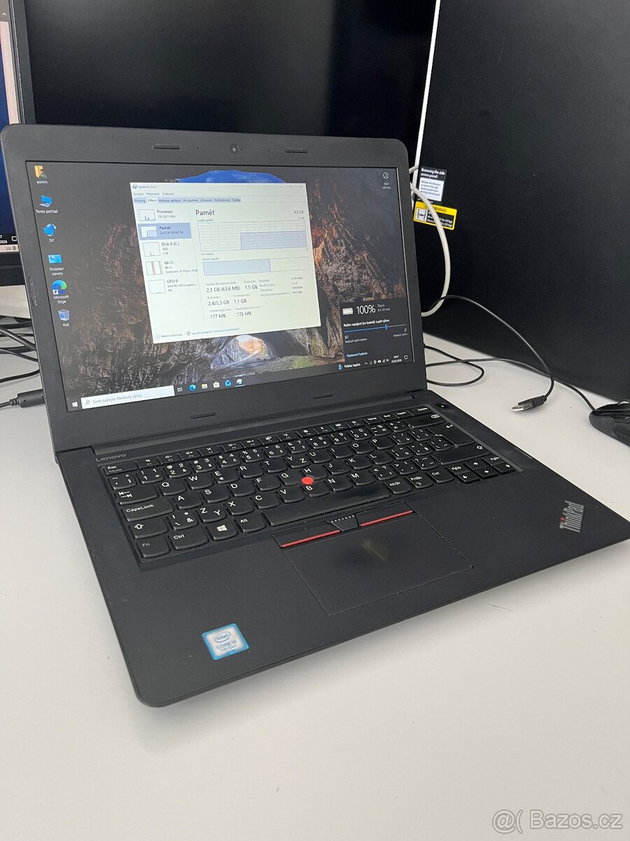 Lenovo ThinkPad E470 /i3-7100U /4GB DDR4/ 180GB SSD /Win10