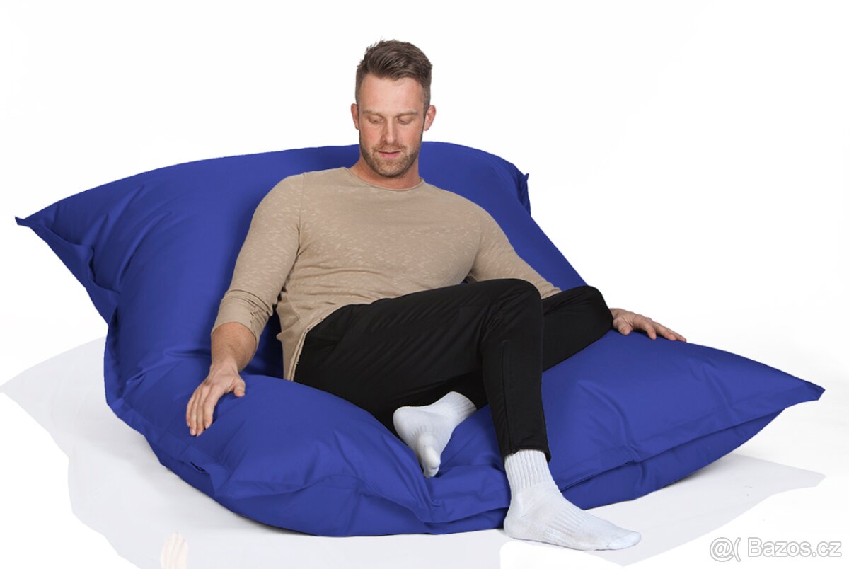Sedací vak modrý