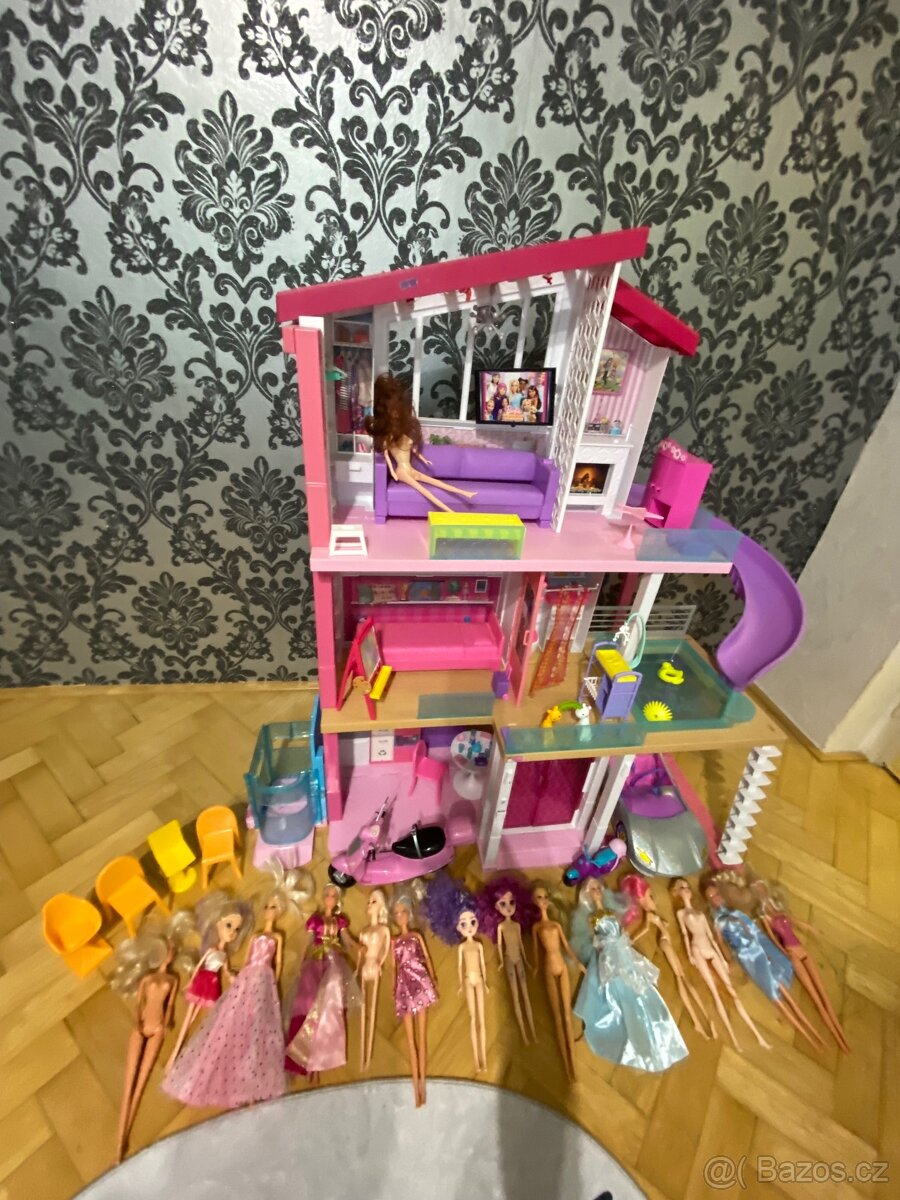 Barbie domek s vybavením