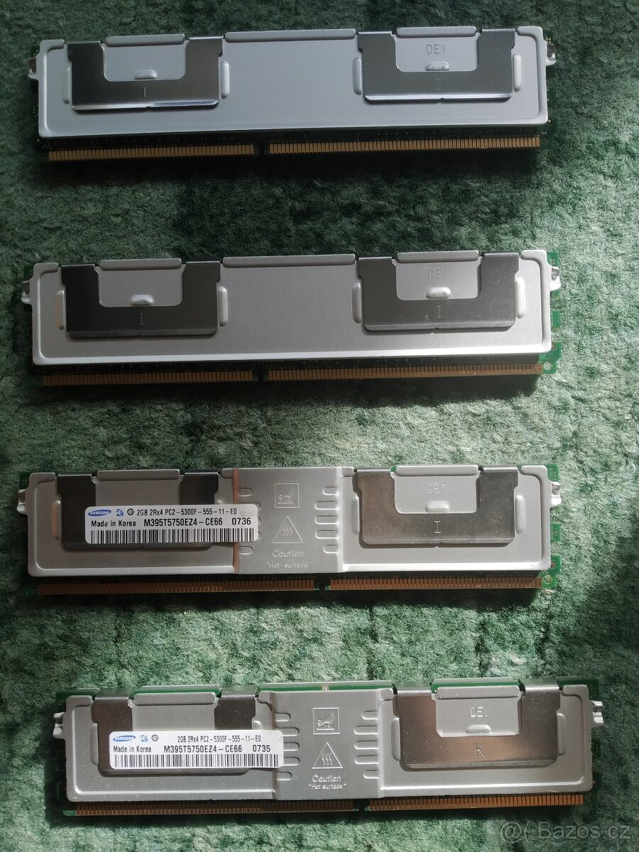 Prodám RAM Samsung M395T5750EZ4-CE65 2GB DDR2 Server