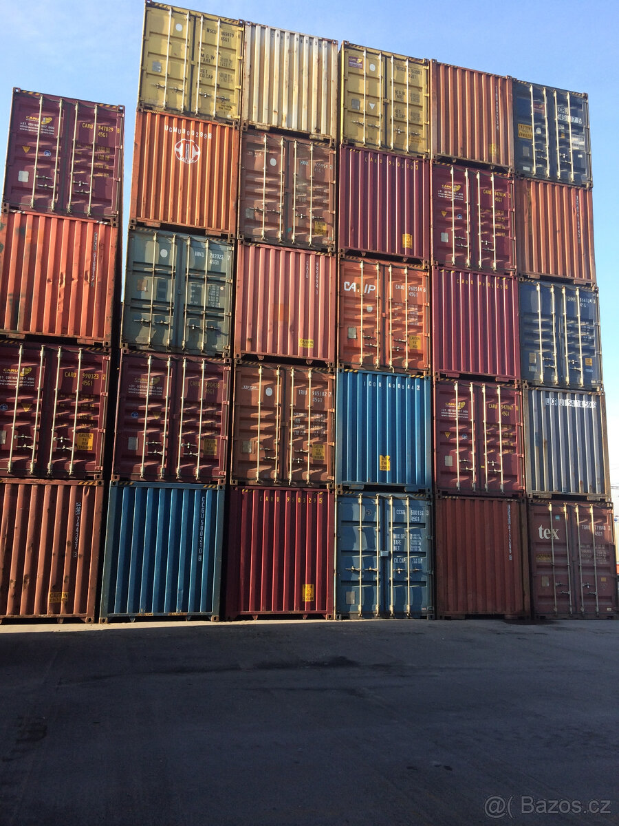 VÝPRODEJ LODNÍCH KONTEJNERU 40´HC - Sklad Ostrava