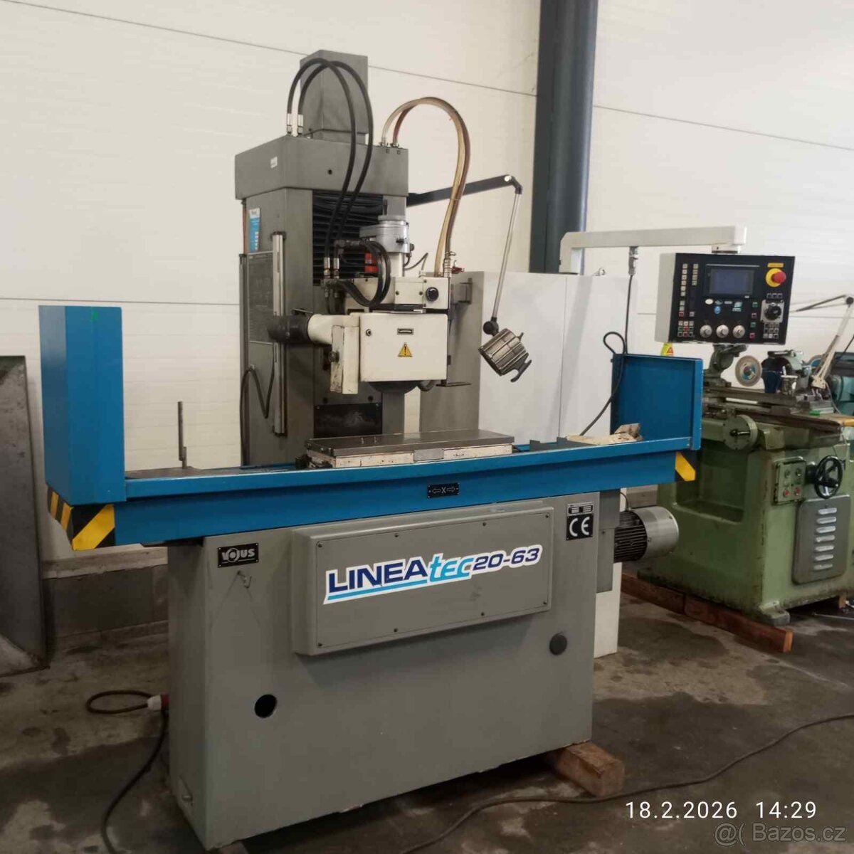 Bruska rovinná LINEAtec 20-63 , parametry BPH/BRH 20