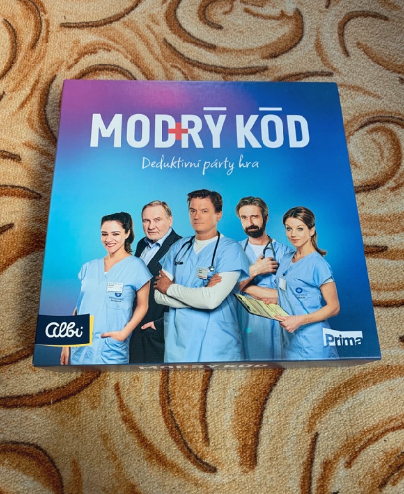 Modrý kód - deduktivní párty hra (Albi)
