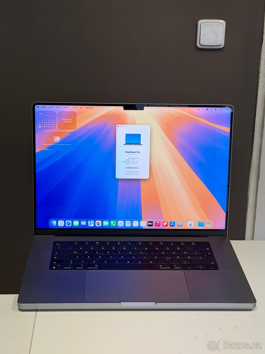 MacBook Pro 16” 2023/16GB/M2 Pro/512GB SSD/Záruka