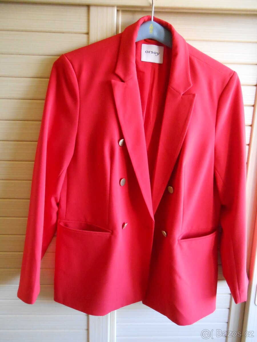 Červené sako Orsay