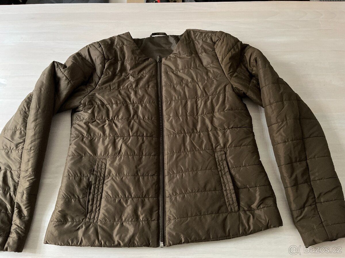 Nová dámská khaki prošívaná bunda camaieu vel 38
