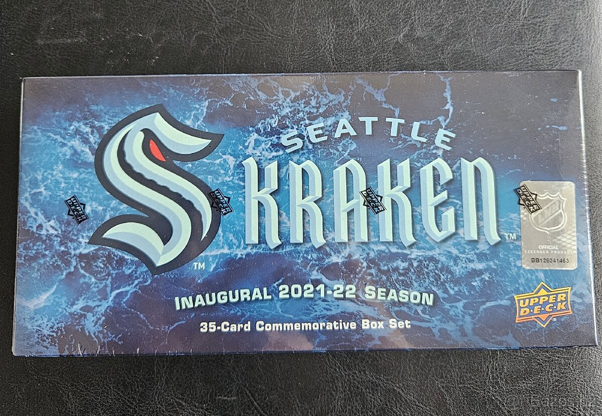 Box hokejových karet 2021-22 Seattle Kraken